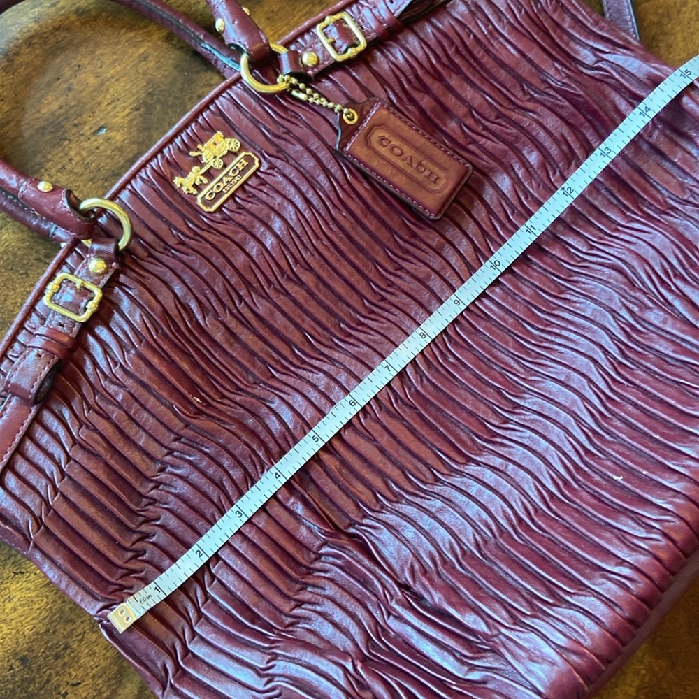 NWOT Coach Burgundy bag vintage - Picture 14 of 15
